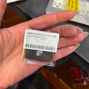 IGI certified Oval Cut 1.97 ct Diamond -LAB